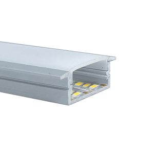 Perfil LED Embutir 2 Fitas Linear 30mm x 9mm