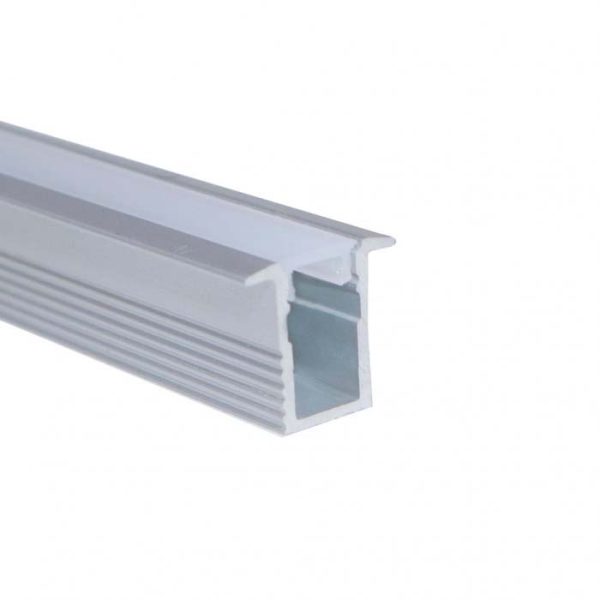 Perfil LED Embutir Linear Super Slim 13mm x 9mm