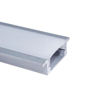 Perfil LED Embutir Slim Linear 25mm x 7mm